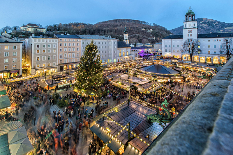 Christkindelmarkt von oben